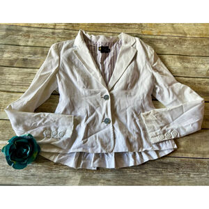 White Jacket w/ Heart Detail on Back